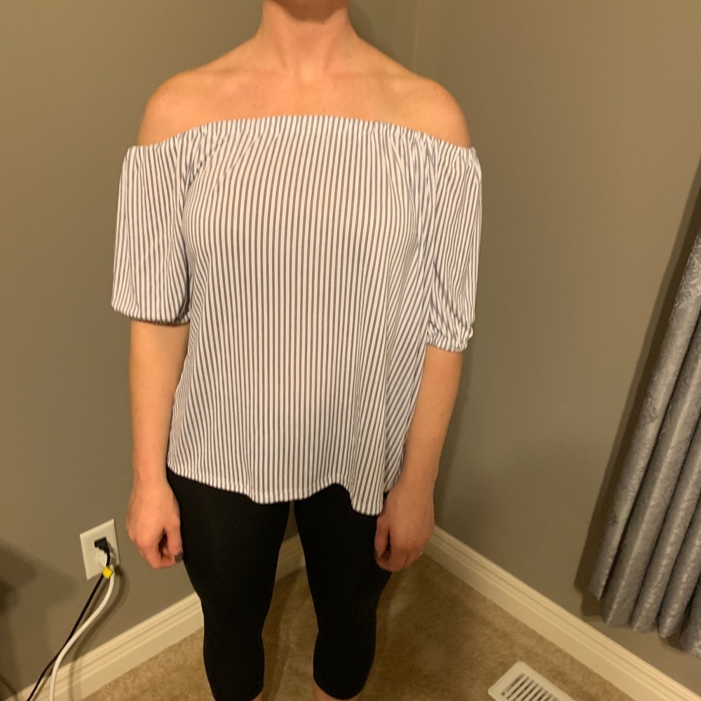 Off the shoulder blouse